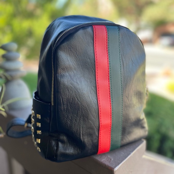 NWOT Leather backpack - Picture 1 of 8